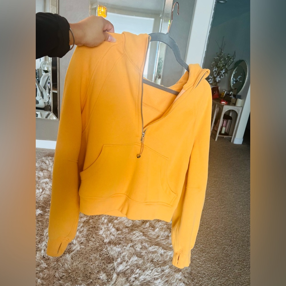 Lululemon Mango Dream Half Zip Scuba